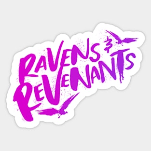 Ravens & Revenants - Purple Sticker